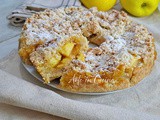 Ciambella sbriciolata mele e marmellata