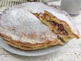 Crostata amaretti e mandorle al miele