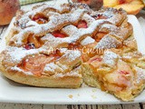 Crostata di pesche con friggitrice ad aria