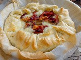 Crostata funghi e speck con la sfoglia