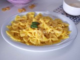 Farfalle cremose allo zafferano
