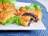 Fiocchi di sfoglia con radicchio e gorgonzola