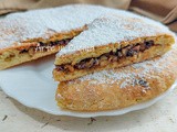 Focaccia nutella e noci veloce