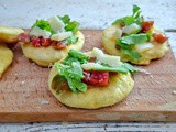 Focaccine al parmigiano in padella