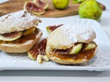 Focaccine fichi e marmellata dolce veloce senza forno