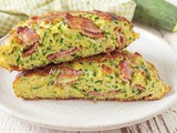 Frittata di zucchine e pancetta