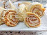 Girelle di pandoro alla crema e mascarpone