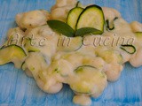 Gnocchi al gorgonzola e zucchine ricetta veloce