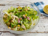 Insalatona con pollo e zucchine