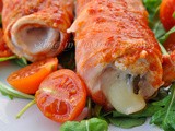 Involtini di pollo e prosciutto al pomodoro