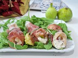 Involtini di prosciutto e fichi con formaggio