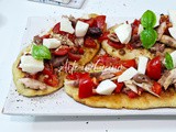 Lingue di pizza alla mediterranea veloci