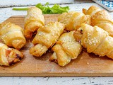 Mini croissant con pancetta e philadelphia