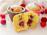 Muffin alle ciliegie facili e veloci