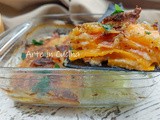 Parmigiana zucca e speck al forno senza besciamella