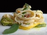 Pasta fredda al limone con philadelphia e zucchine