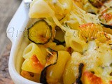 Pasticcio di pasta con zucchine e pecorino veloce