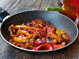 Peperoni in padella contorno veloce