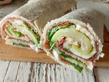 Piadina arrotolata zucchine e speck