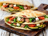 Piadina con tonno e zucchine