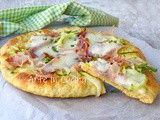 Pizza pane speck e zucchine veloce