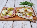 Pizzette di PANCARRè con pesto e mortadella: idea sfiziosa in 5 minuti