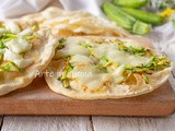 Pizzette di pane veloci con zucchine