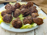 Polpette di lenticchie in friggitrice ad aria