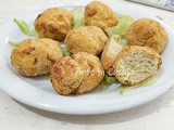 Polpette di pollo con zucchine in friggitrice ad aria