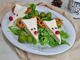 Renne di formaggio antipasto di natale
