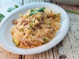 Risotto con zucchine e carne tritata