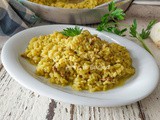 Risotto crema di zucchine e zafferano