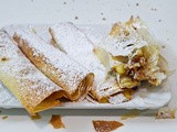 Rotolini di fillo alla crema pasticcera e amaretti