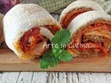 Rotolini di melanzane alla parmigiana con pancarrè