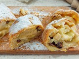 Rotolo con sfoglia mele e crema