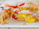 Rotolo di frolla alla crema e fragole