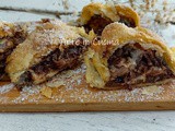 Rotolo di sfoglia nutella e barrette kinder