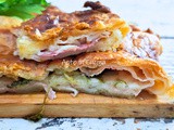Schiacciata sfogliata speck e rucola
