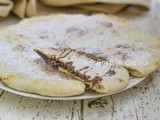 Scrocchiarella alla nutella dolce 3 ingredienti in padella