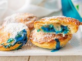 Sfogliatelle con crema azzurra