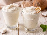 Spumone al cocco dolce al cucchiaio