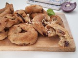 Taralli alle cipolle senza lievito