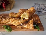 Torciglioni di sfoglia al pesto: stuzzichini di sfoglia 5 minuti