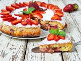 Torta di fragole in padella