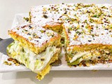 Torta di pasta biscotto al pistacchio