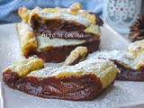 Torta di sfoglia al cioccolato e crema