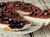 Torta fredda panna e cioccolato
