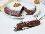 Torta noci e cioccolato allo yogurt