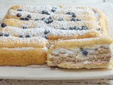 Torta pavesini stracciatella e cioccolato
