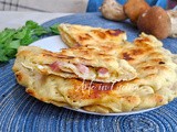 Torta rustica funghi e pancetta piatto unico veloce